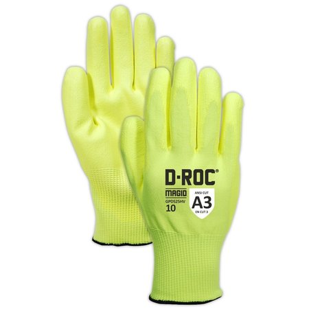 MAGID DROC GPD525HV DuraBlend PU Palm Coated Gloves  Cut Level A3 GPD525HV-9